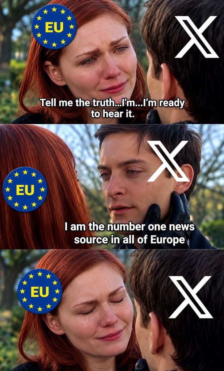 Spider-Man meme 𝕏 Europe news