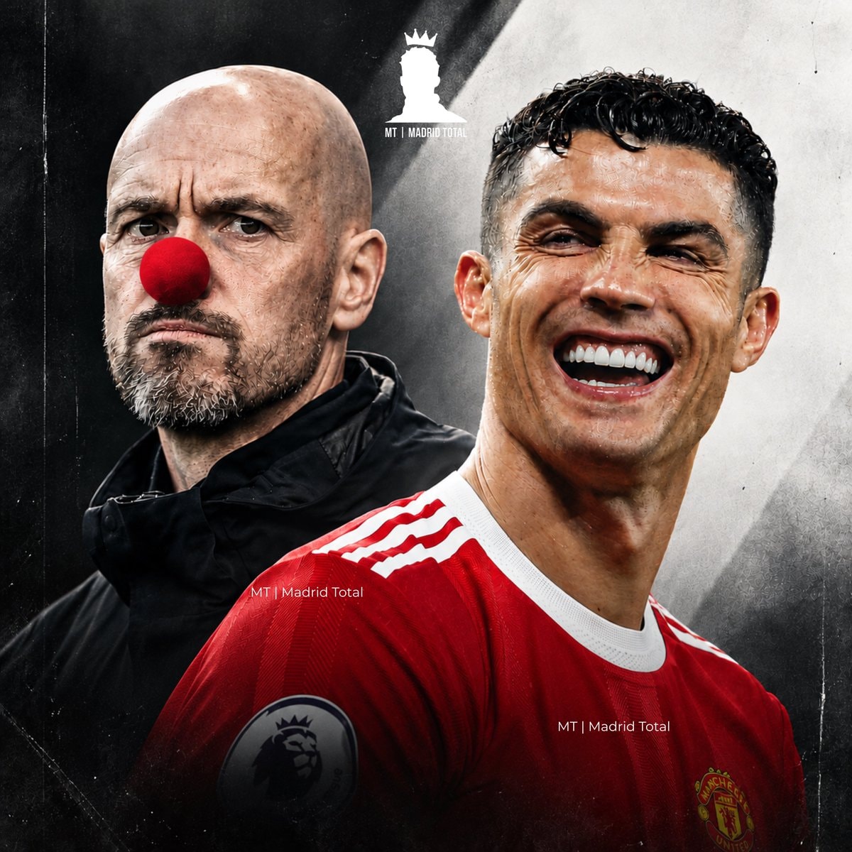 Erik ten Hag vs Cristiano Ronaldo MT MADRID TOTAL Erik ten Hag vs Cristiano Ronaldo MT MADRID TOTAL
