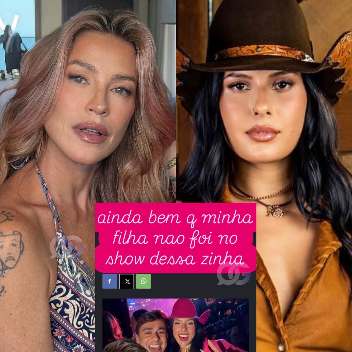 Luana Piovani on Ana Castela