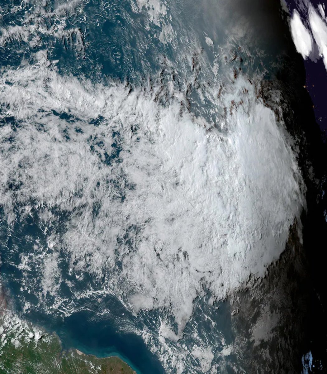 Tropical Storm Dolly satellite view