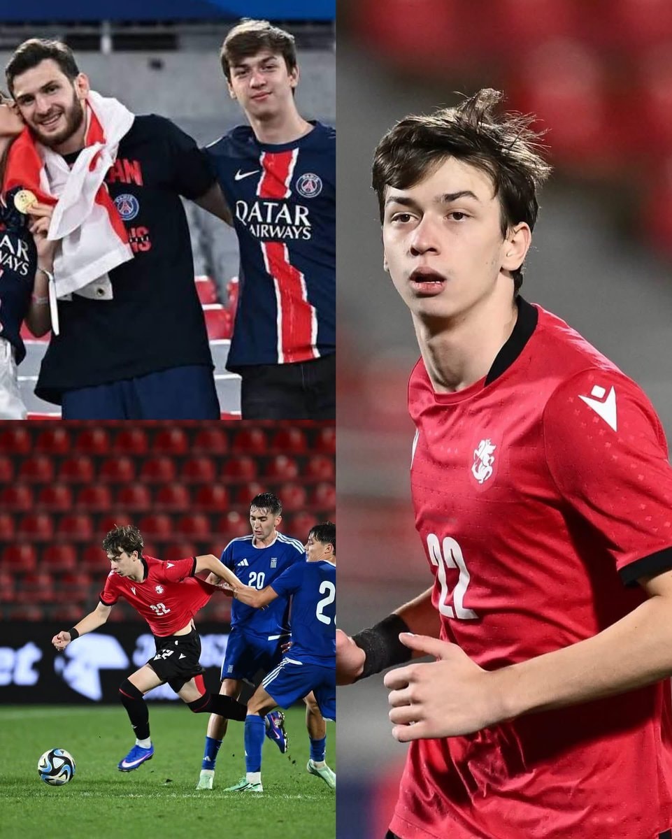 Tornike Kvaratskhelia Georgia U21 debut