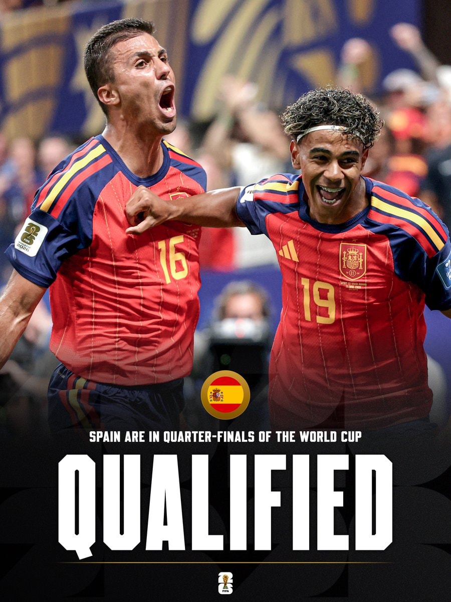 Spain World Cup quarter-finals 2026