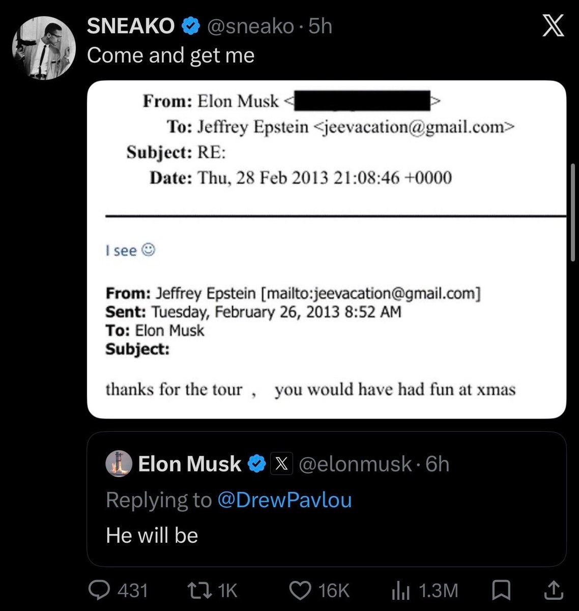 Sneako responds to Elon Musk deportation