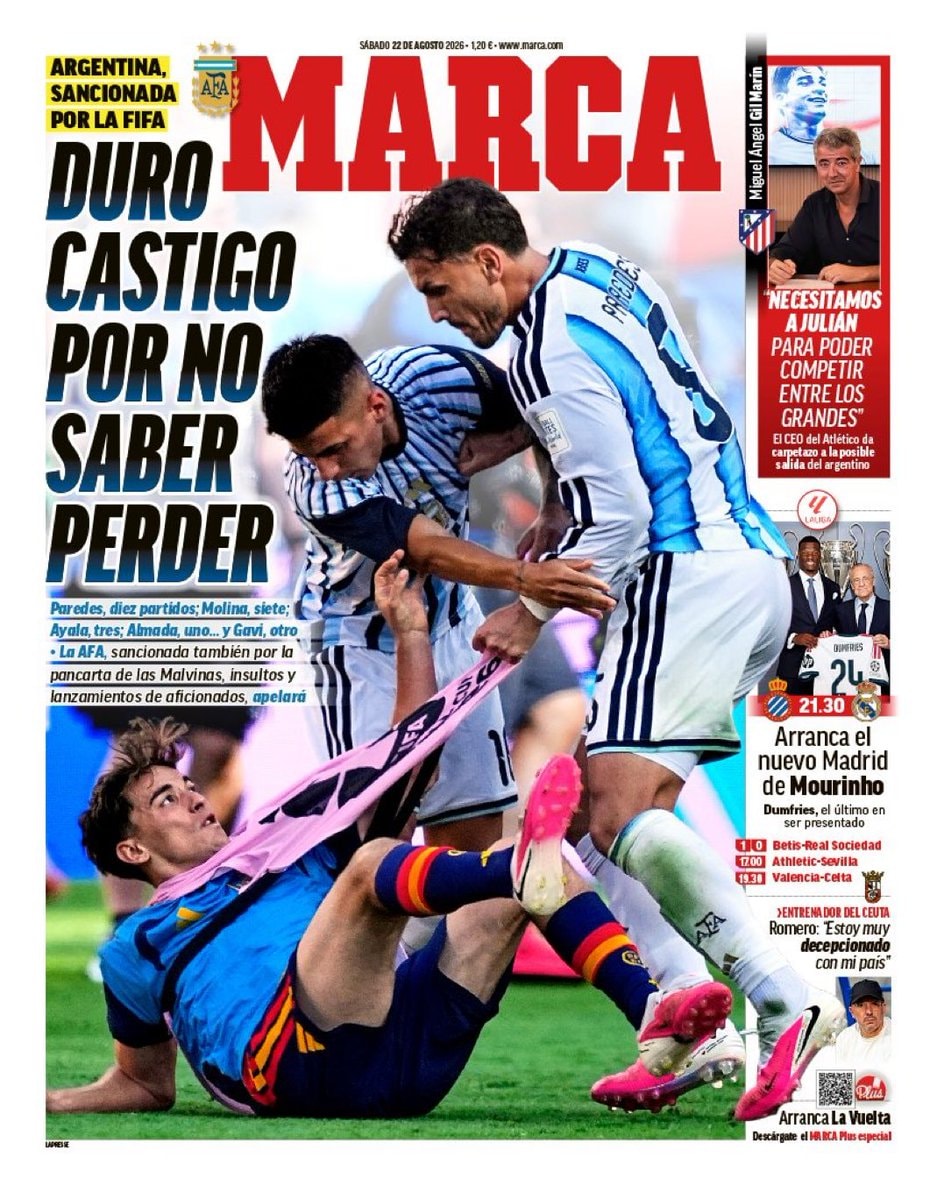Argentina sanctioned 2026 World Cup final