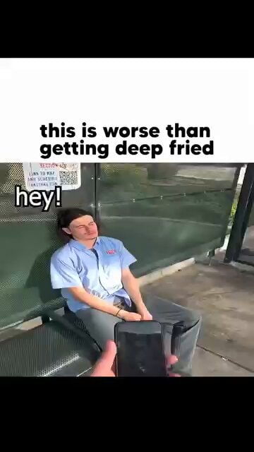 man filmed sleeping on bench