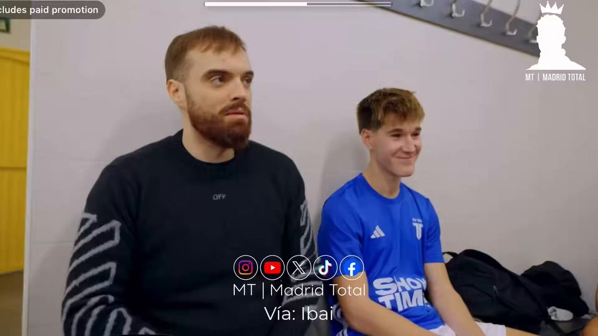 Ibai and Marcelo visit losing youth team