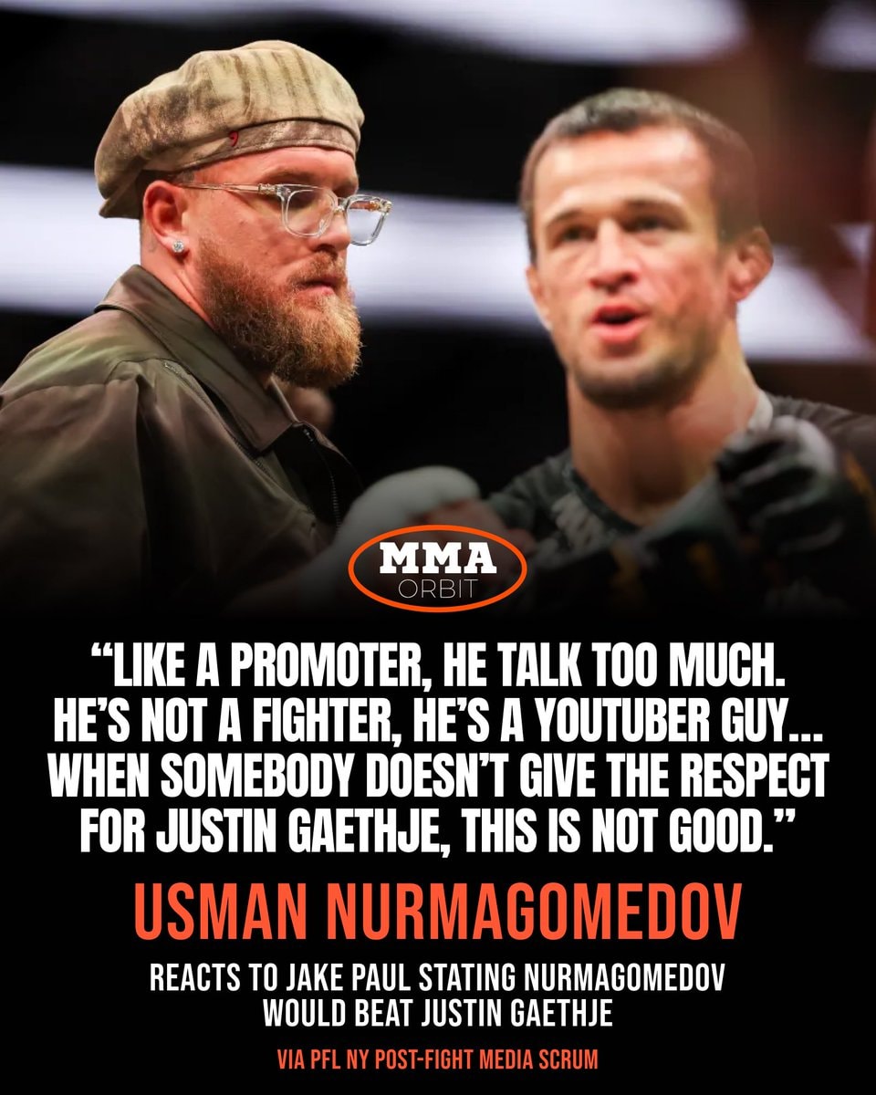 Usman Nurmagomedov reacts to Jake Paul
