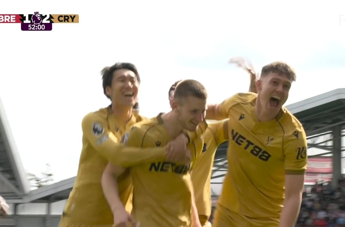 Adam Wharton goal Crystal Palace Brentford