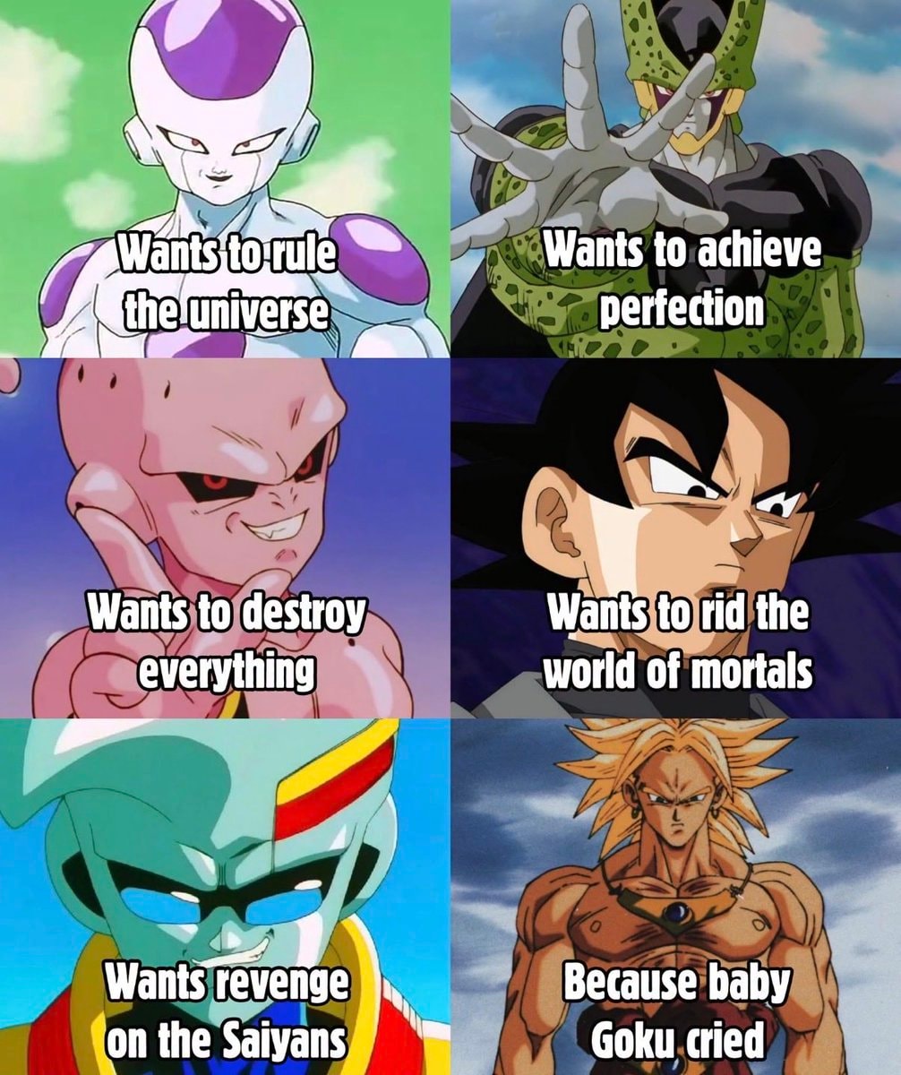 Dragon Ball villains and their motivations
