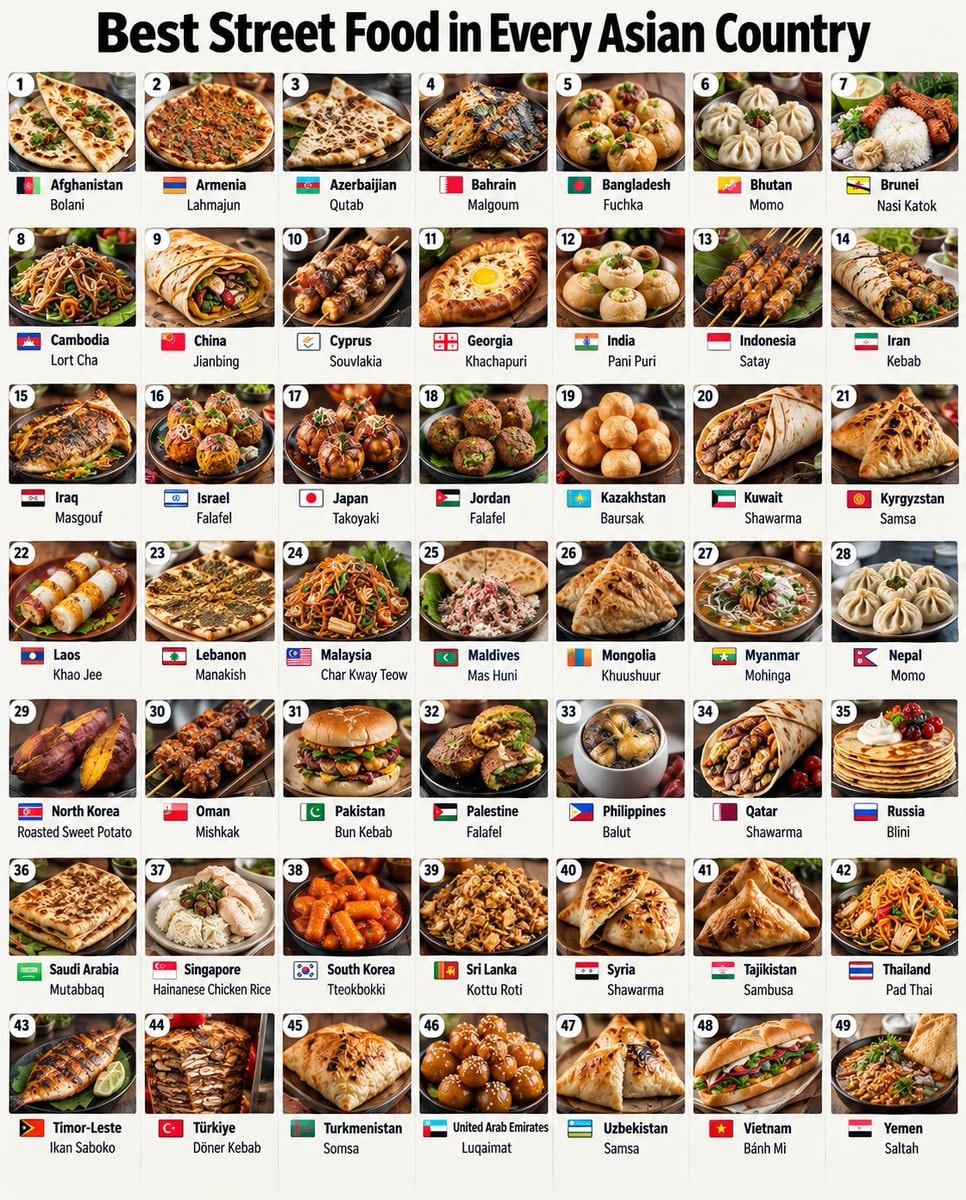 Best Street Food in Every Asian Country