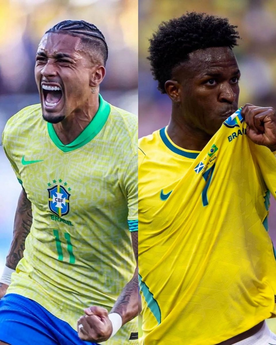 Raphinha matches Vinícius Júnior Brazil assists Raphinha matches Vinícius Júnior Brazil assists