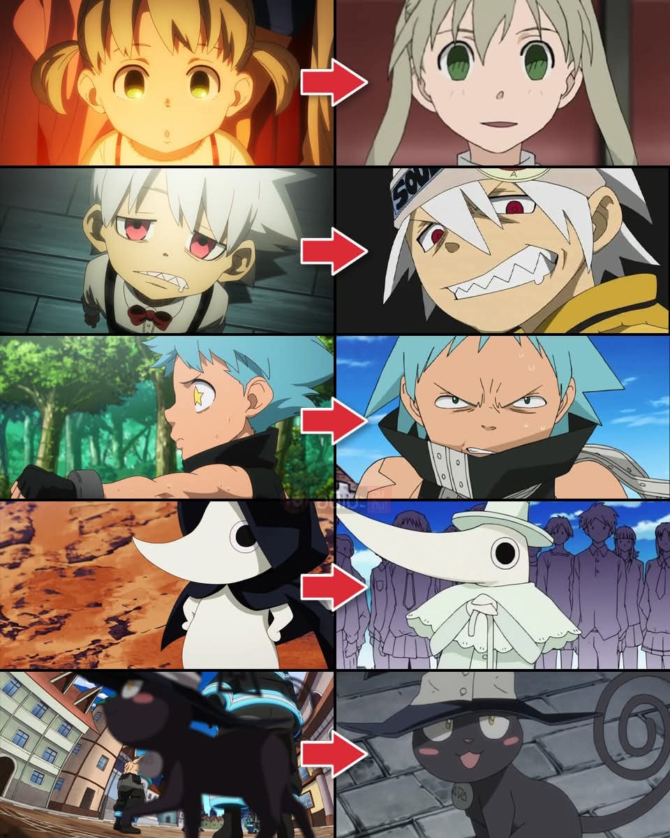 Fire Force Soul Eater comparison