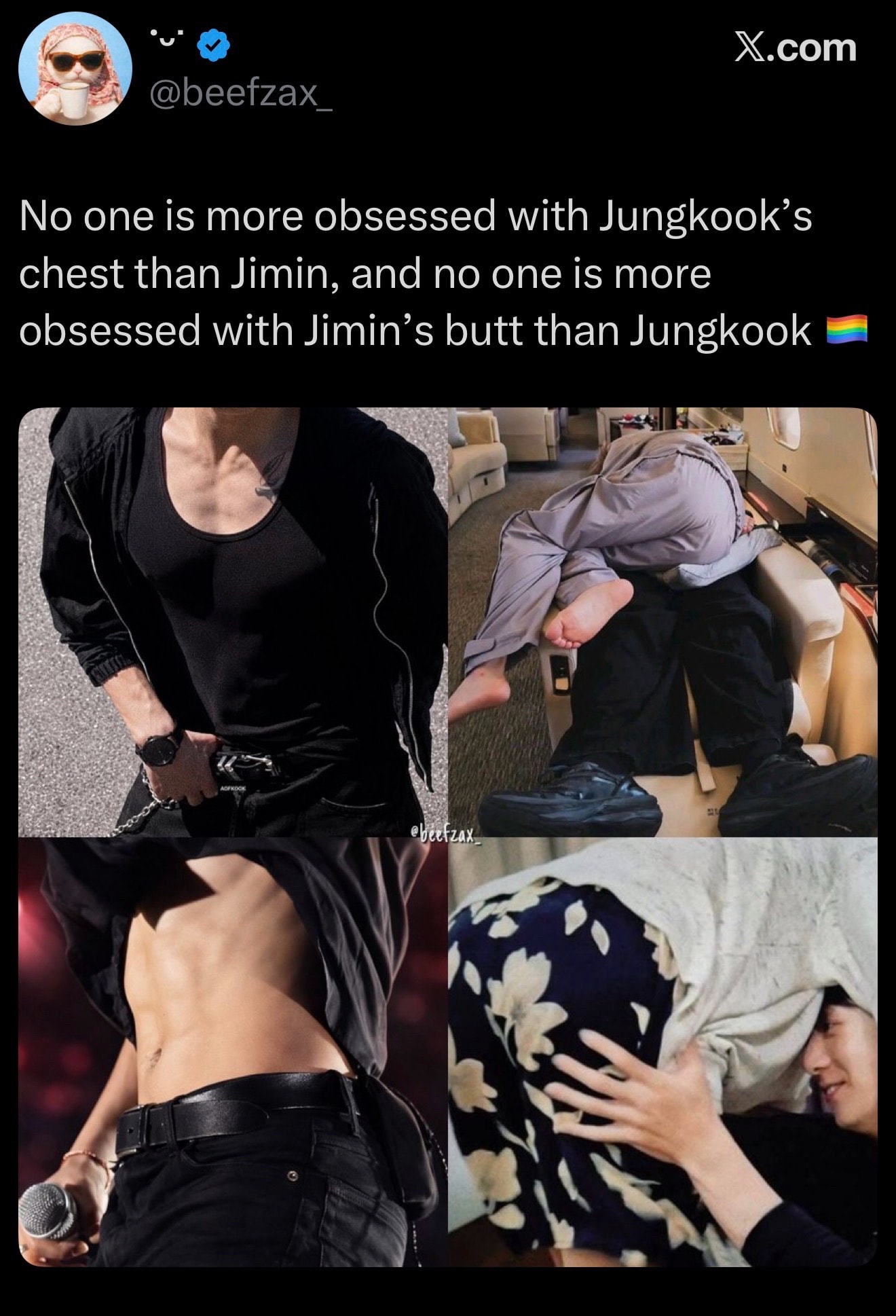 Jungkook and Jimin fan photos