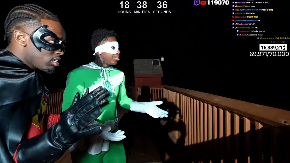 Rakai and Kai bridge jump