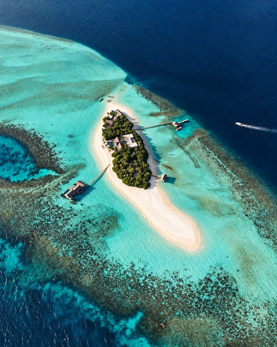 Bora Bora from the air