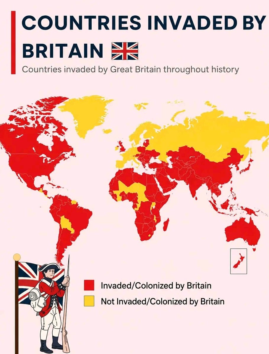 Countries invaded by Britain Countries invaded by Britain