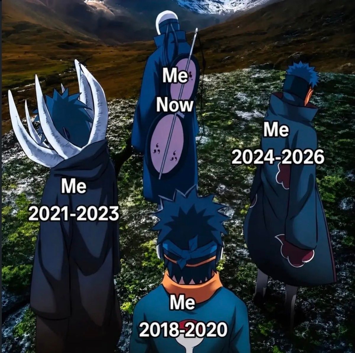Naruto characters meme
