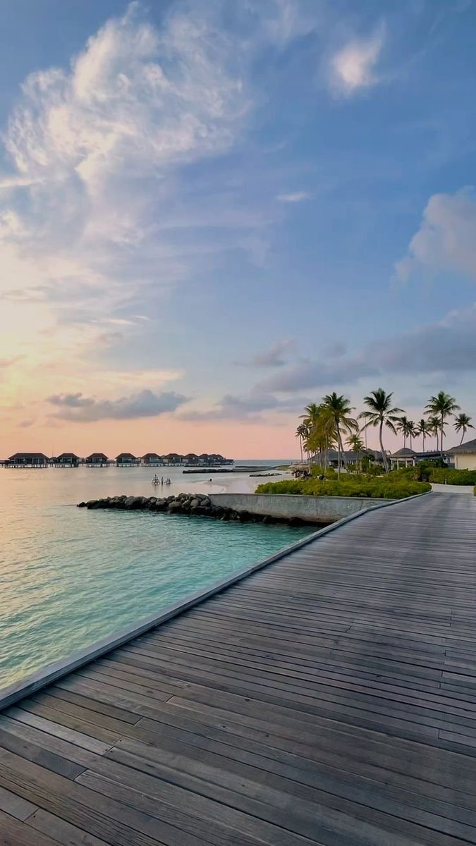 Maldives resort scene Maldives resort scene