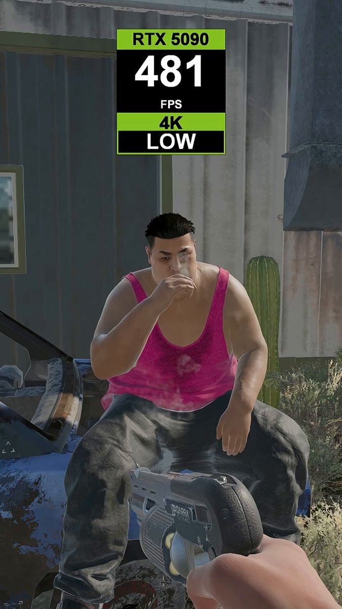Cyberpunk 2077 RTX 5090 481 FPS 4K LOW Cyberpunk 2077 RTX 5090 481 FPS 4K LOW