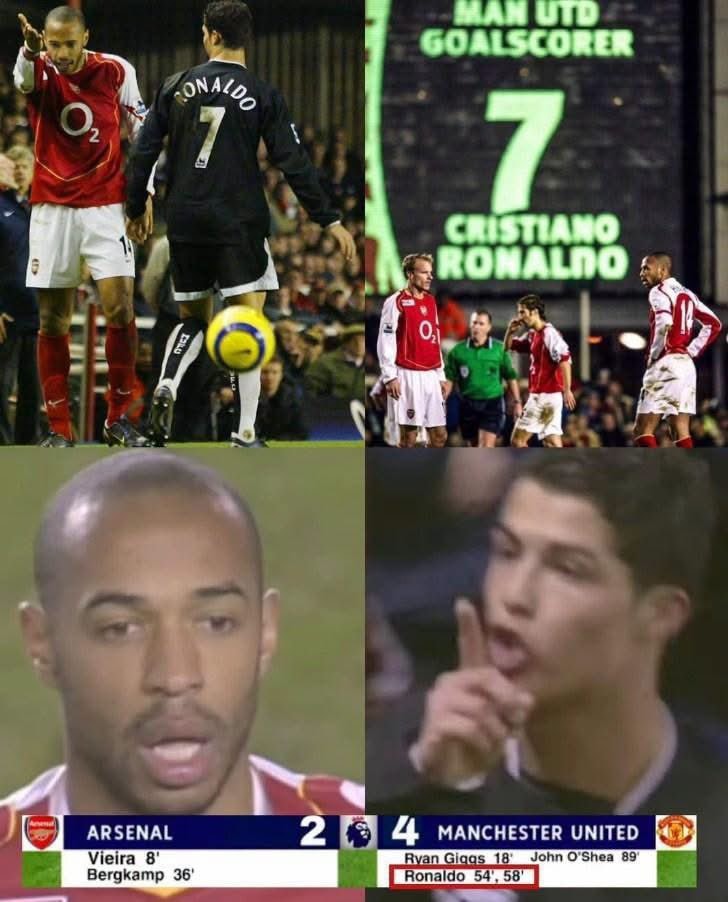 Cristiano Ronaldo vs Thierry Henry 20 years on