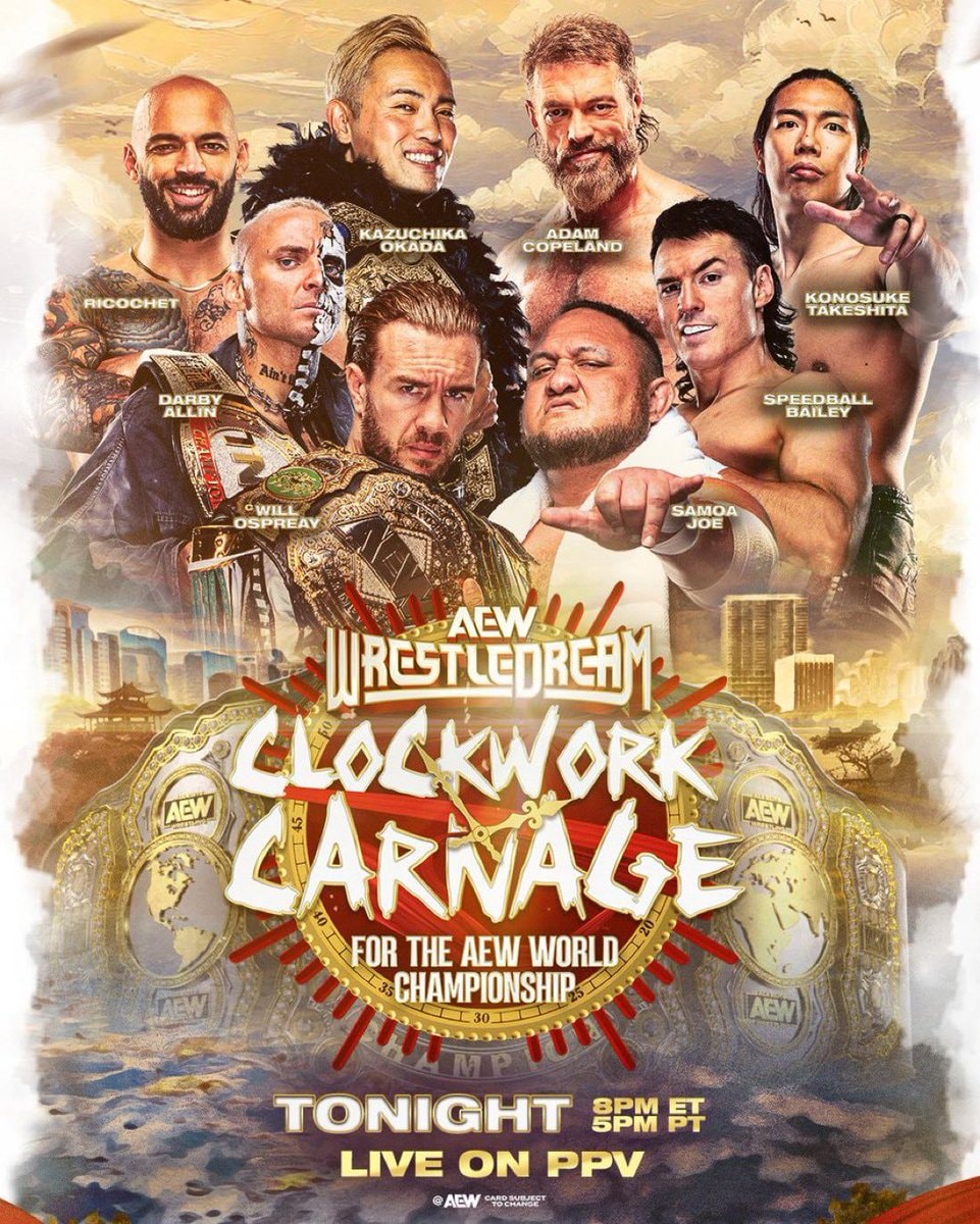 Clockwork Carnage at AEW WrestleDream Clockwork Carnage at AEW WrestleDream