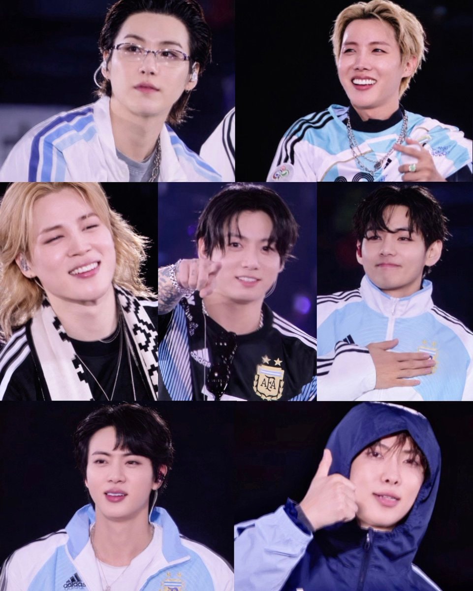 BTS Argentina jerseys