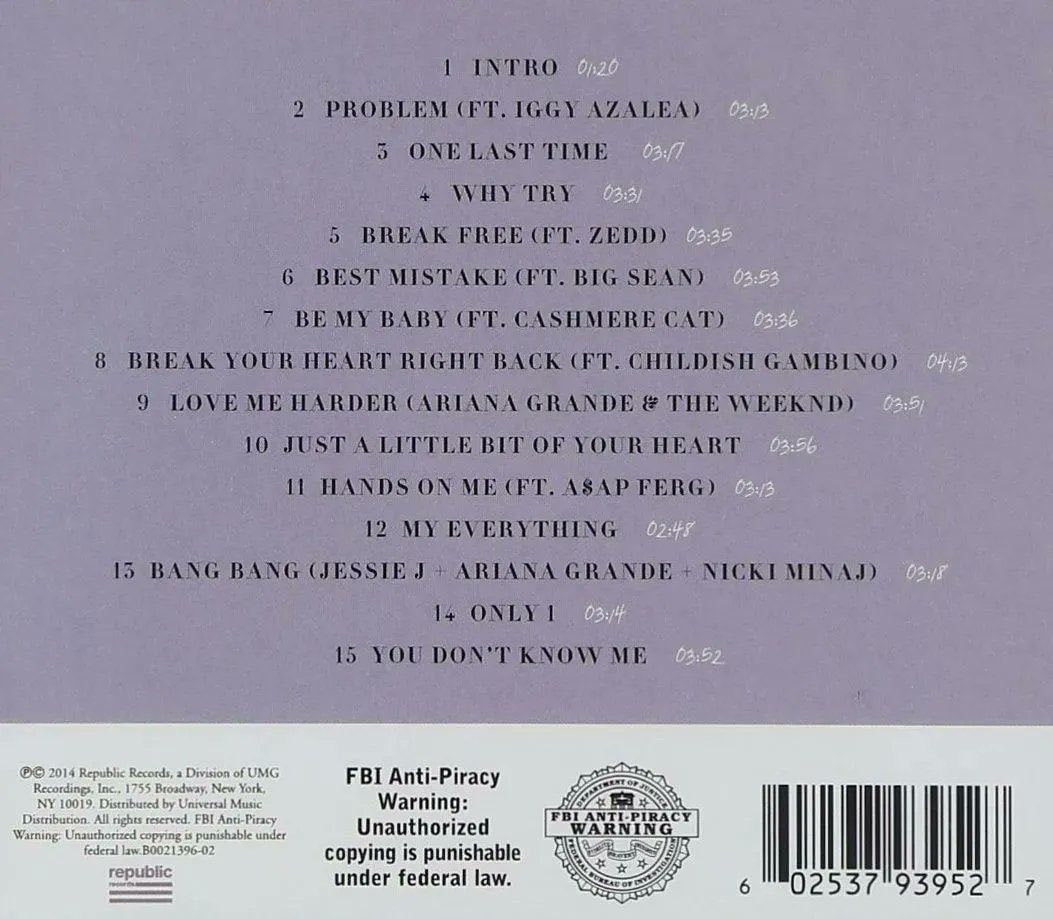 Ariana Grande My Everything (photo 2 of 2) Ariana Grande My Everything (photo 2 of 2)