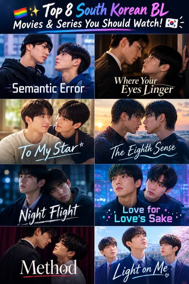 8 South Korean BL movies and series to watch