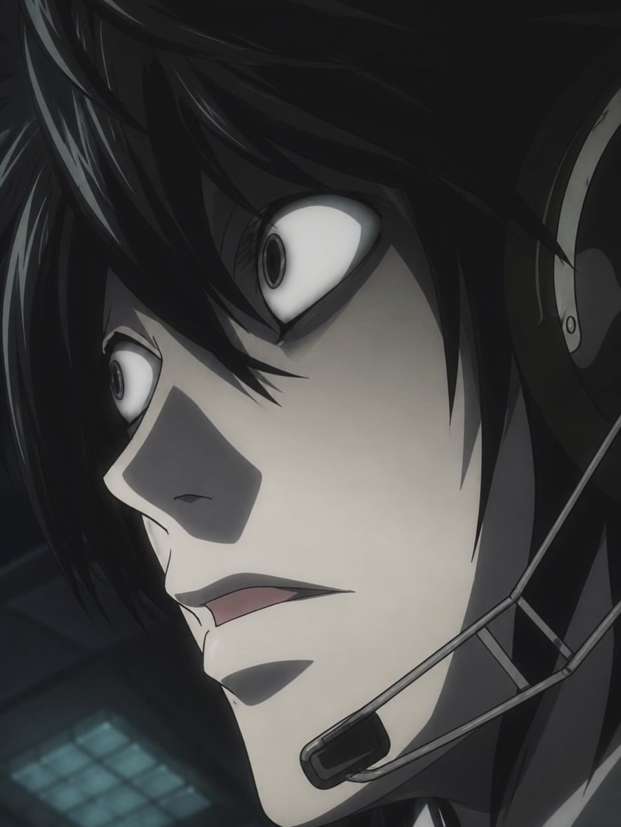 L meets a Shinigami in Death Note (photo 4 of 4)