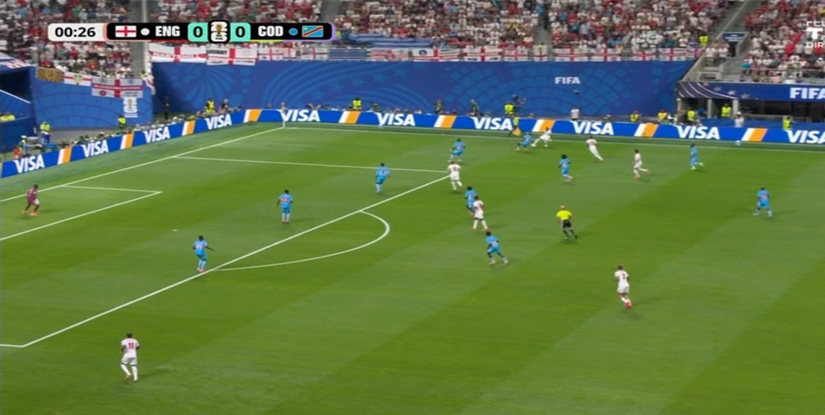 England vs DR Congo match