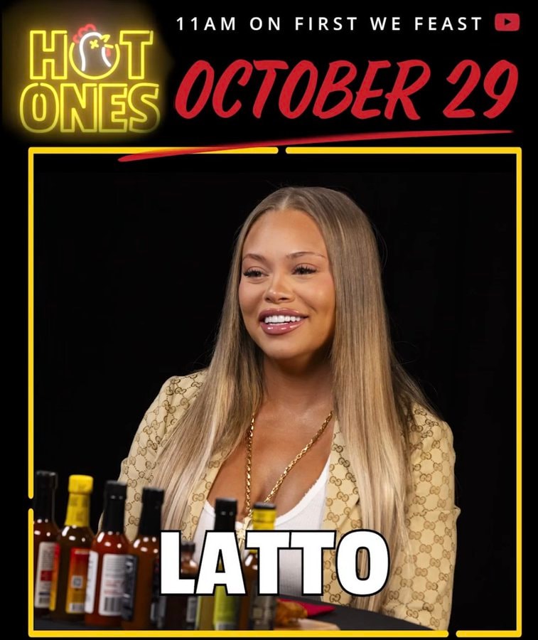 Latto on Hot Ones