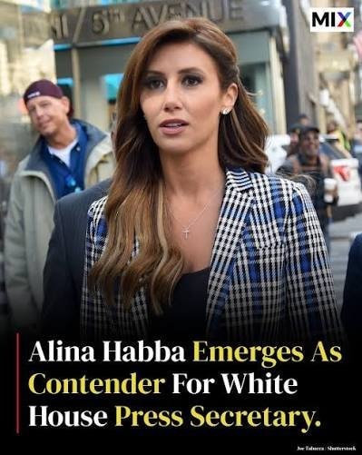 Alina Habba contender White House Press Secretary