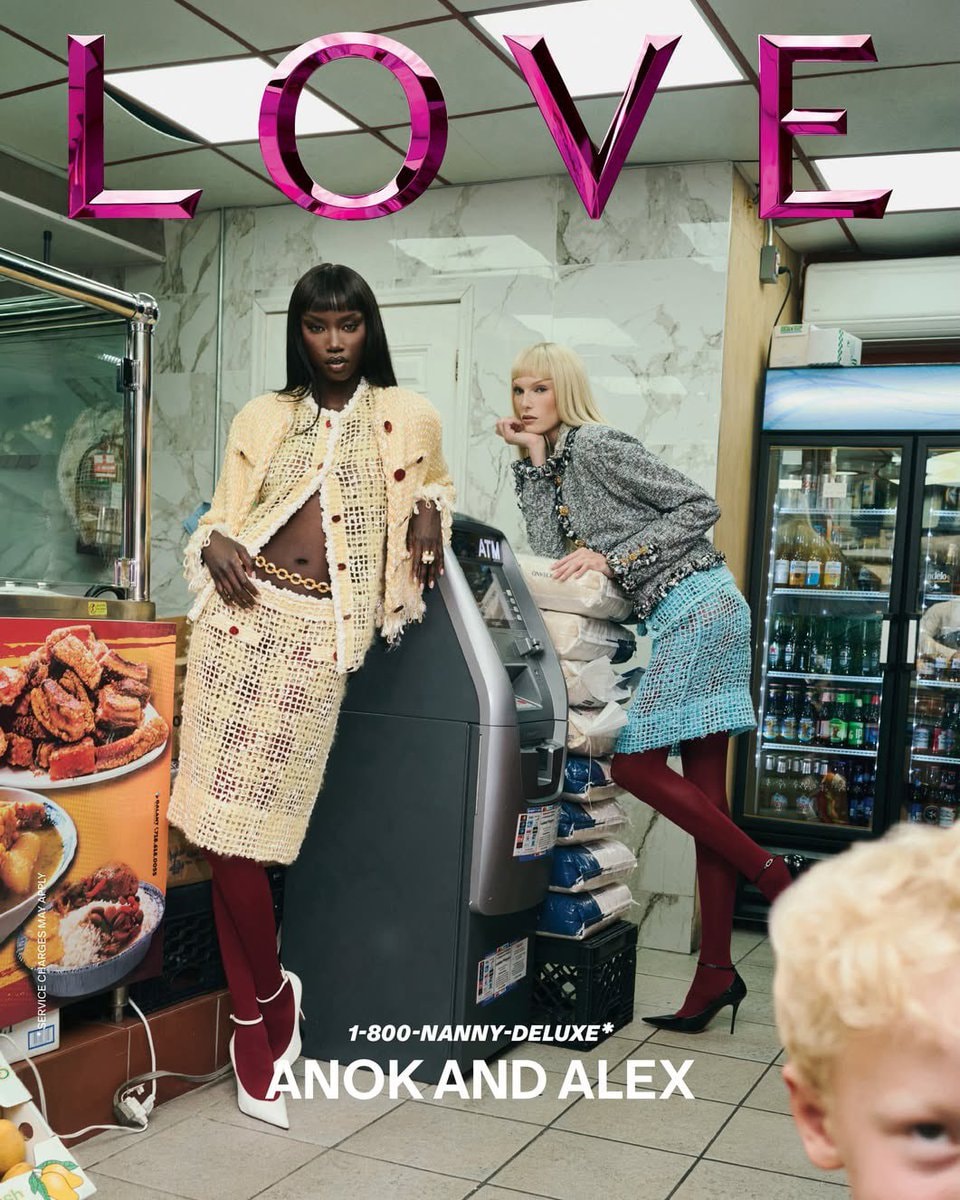 Anok Yai Alex Consani Love Magazine