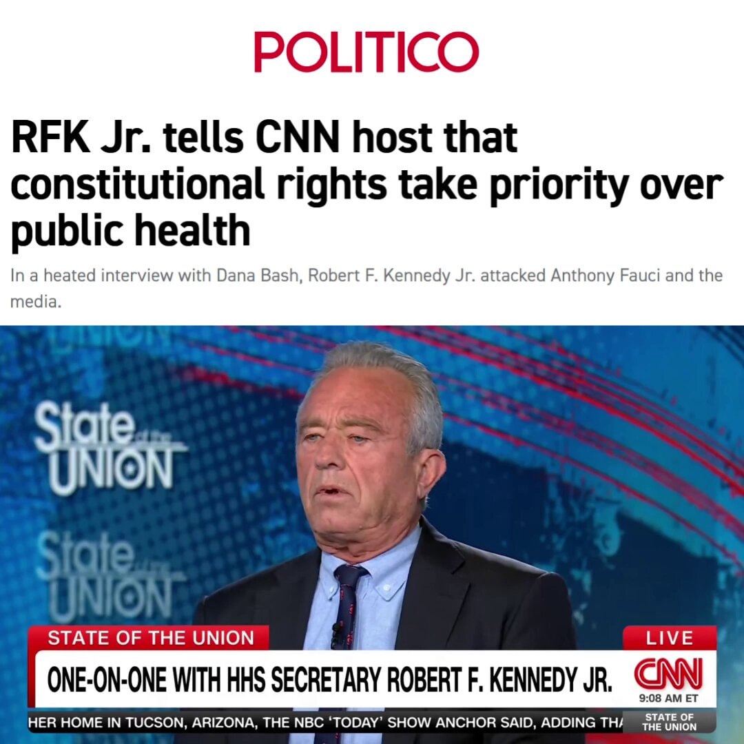 RFK Jr. tells CNN constitutional rights over public health RFK Jr. tells CNN constitutional rights over public health