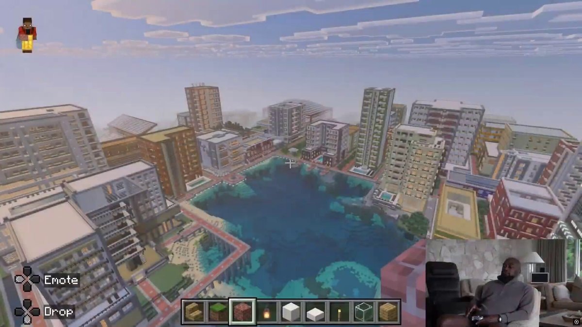 Mike Tomlin Minecraft city