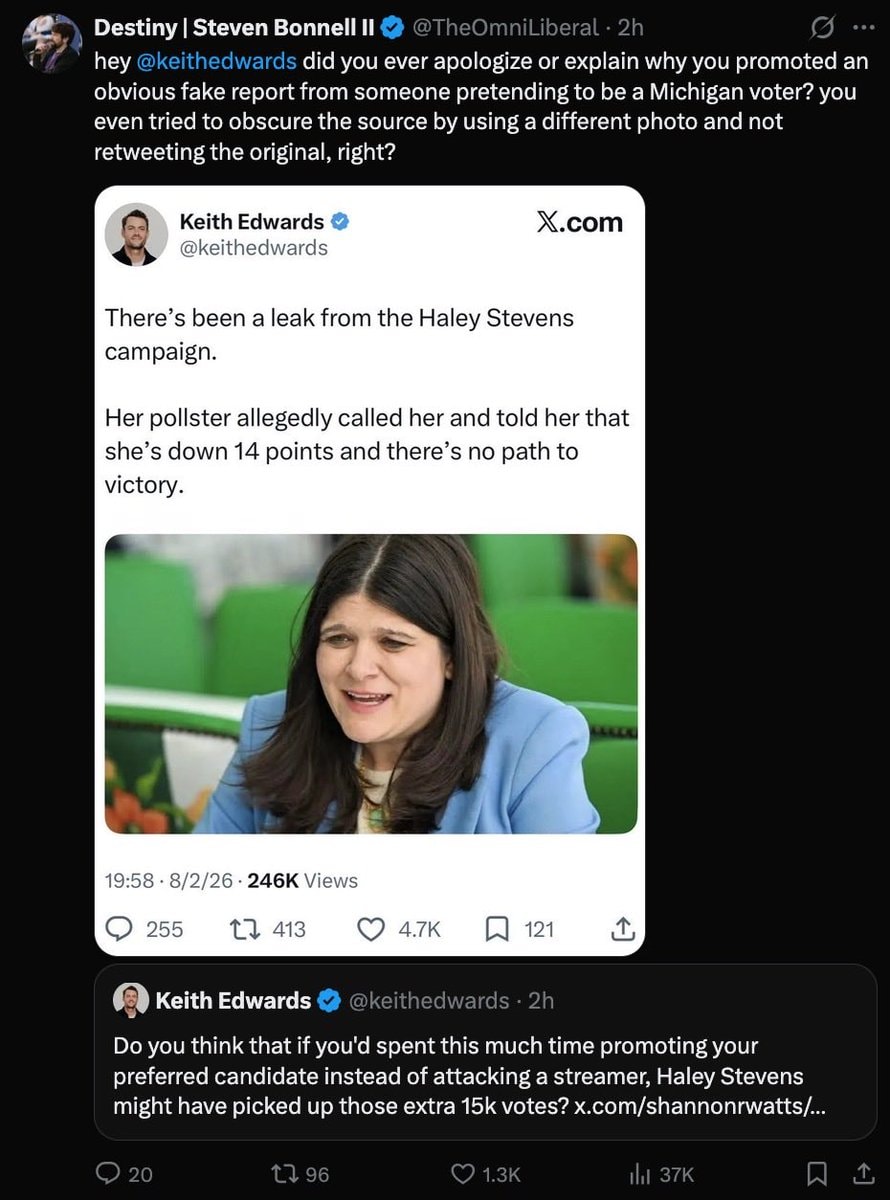 Destiny calls out Keith Edwards (photo 1 of 2)