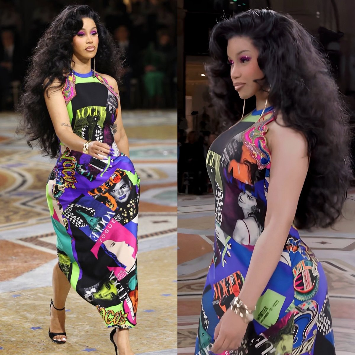Cardi B at Vogue World Milano