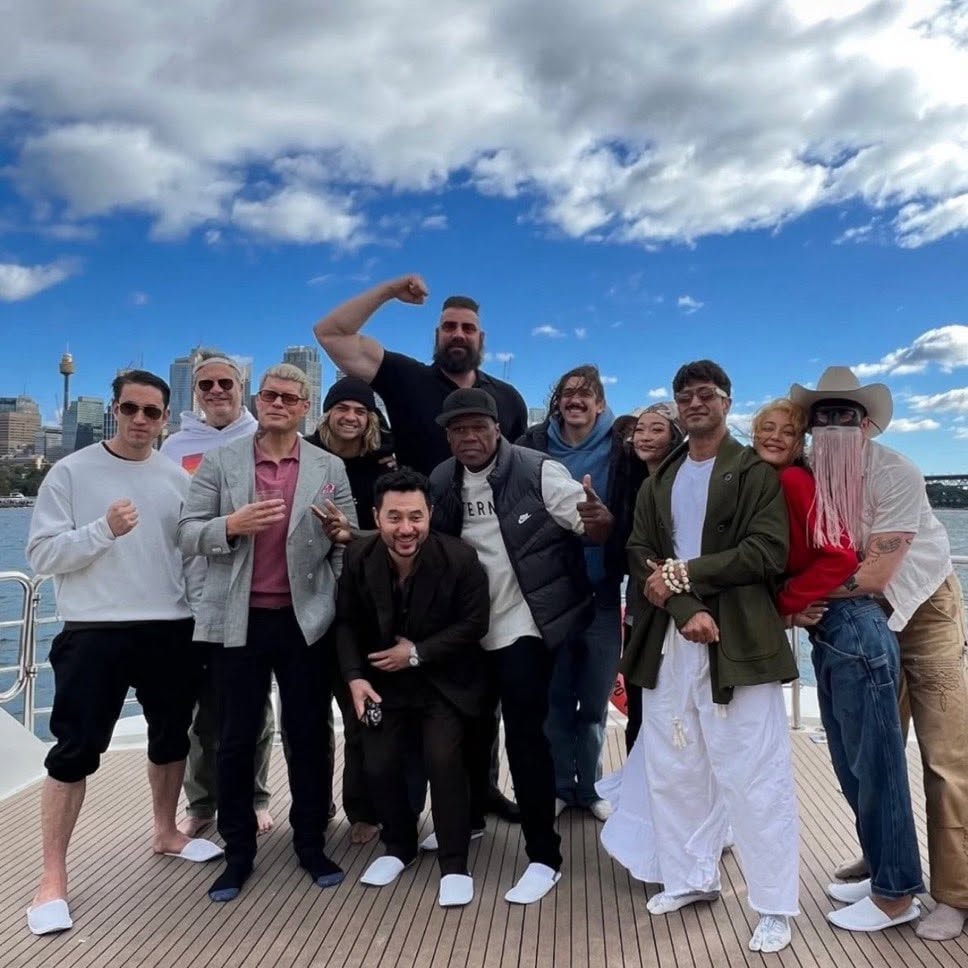 50 Cent on Cody Rhodes yacht outing