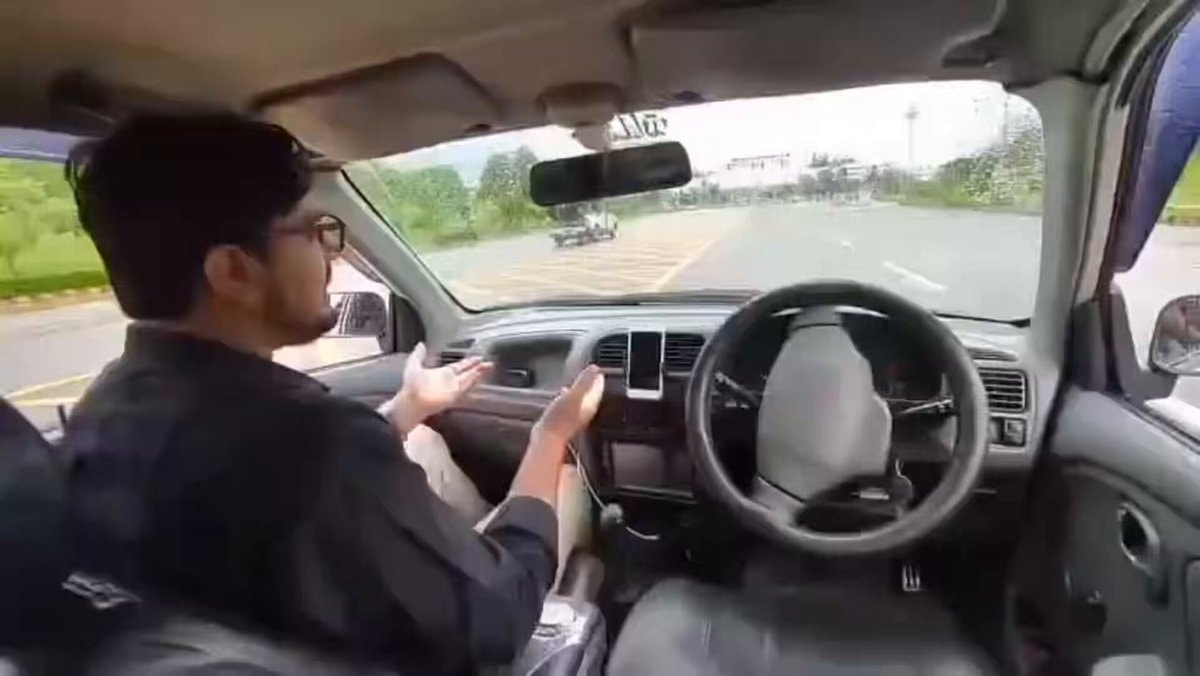 Pakistani autonomous car crash