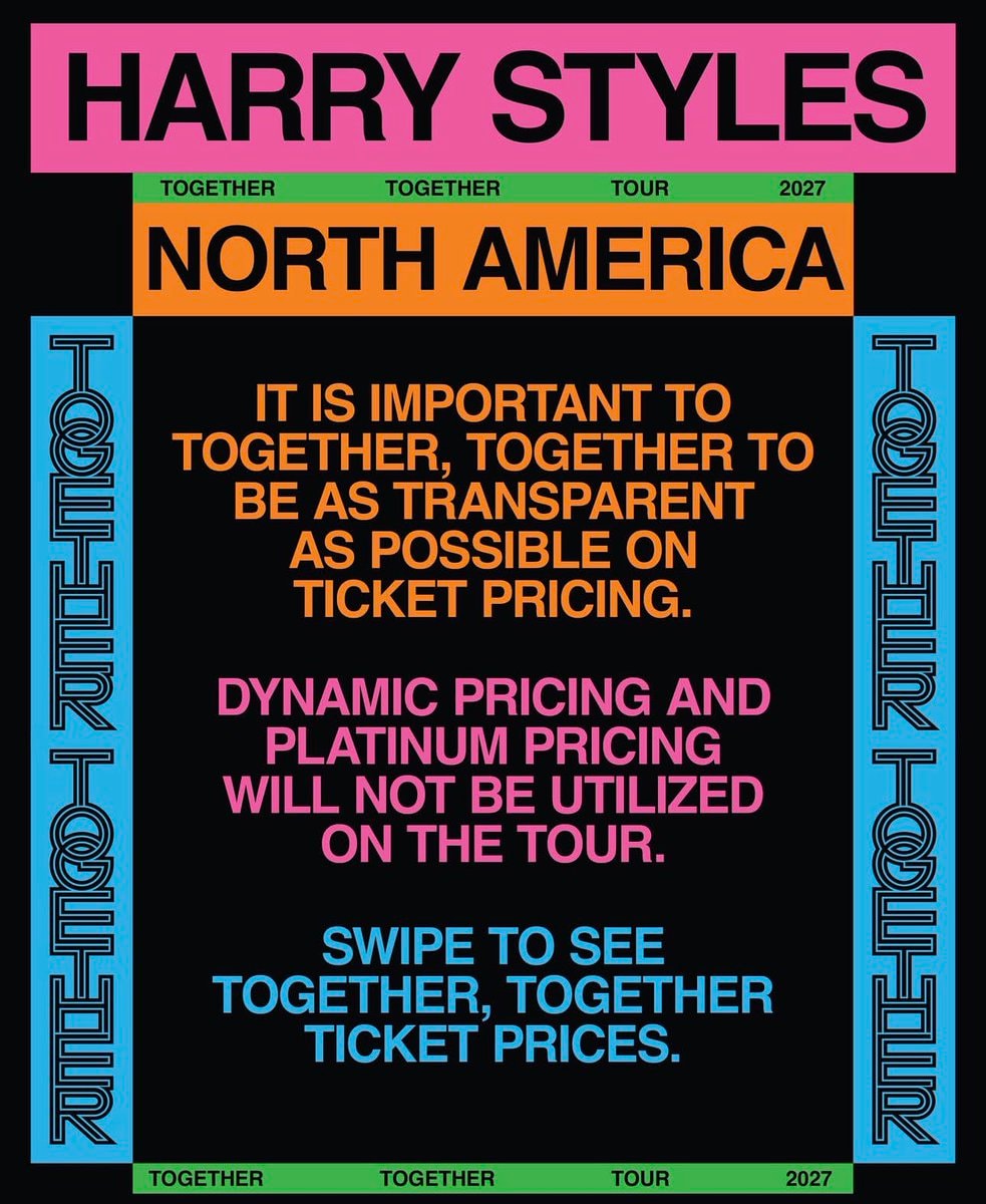 Harry Styles Together, Together tour announcement (photo 2 of 4)