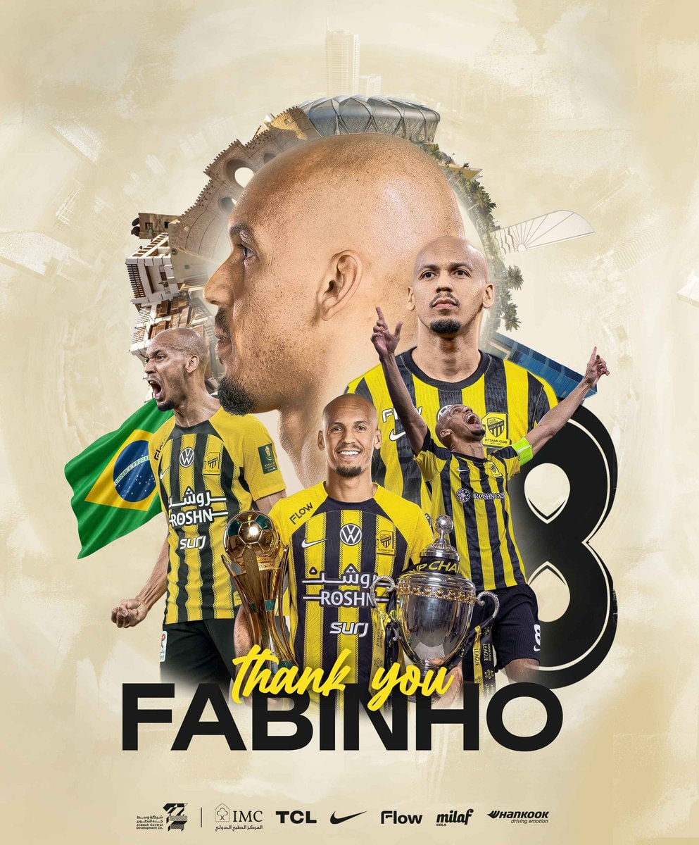 Fabinho leaves Al-Ittihad 🇧🇷