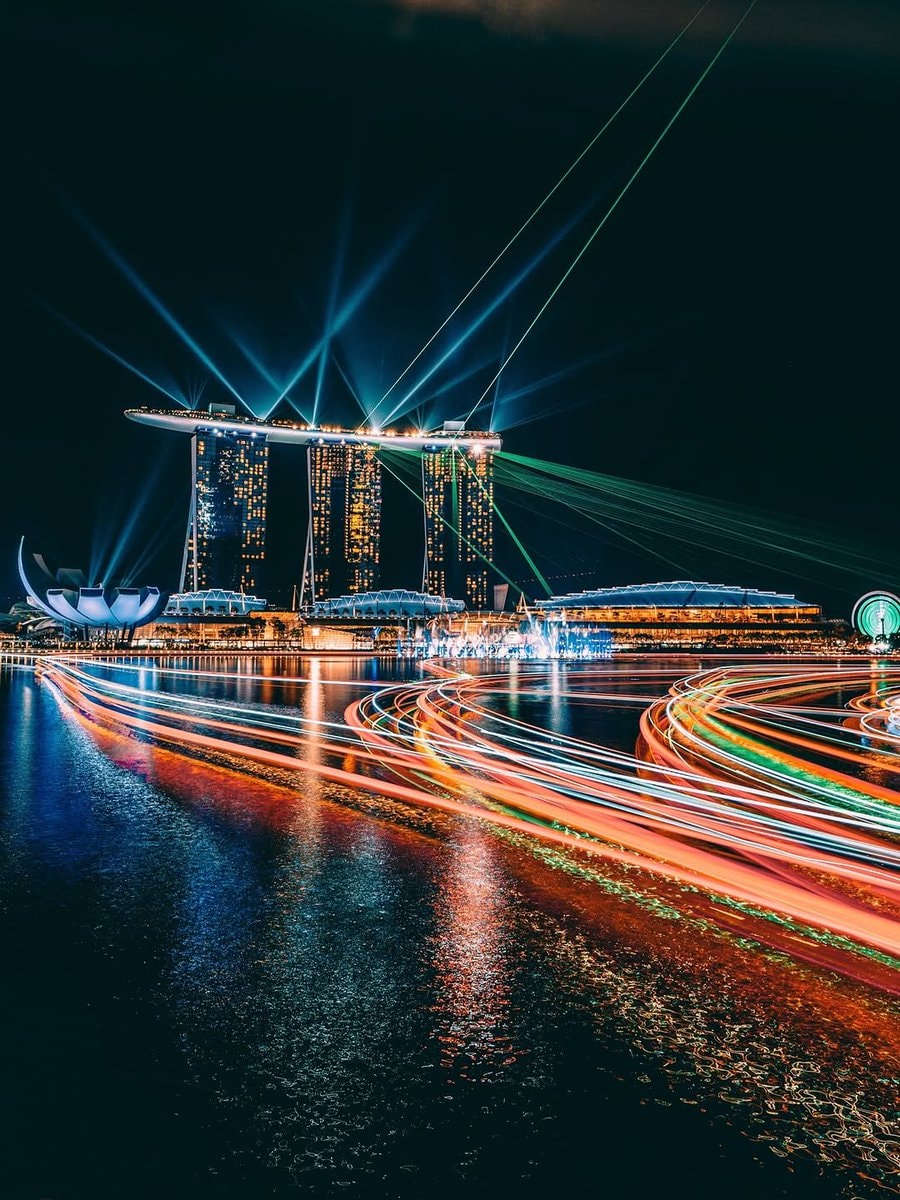 Marina Bay Sands Singapore night