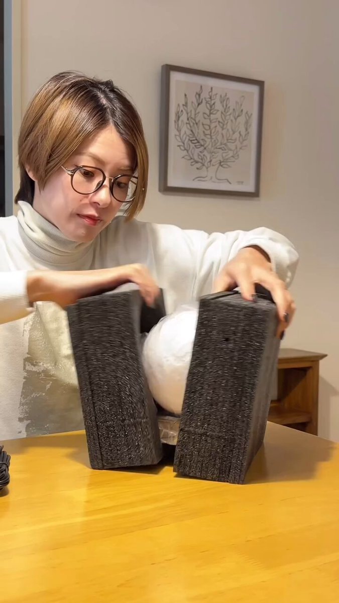 white sphere unboxing