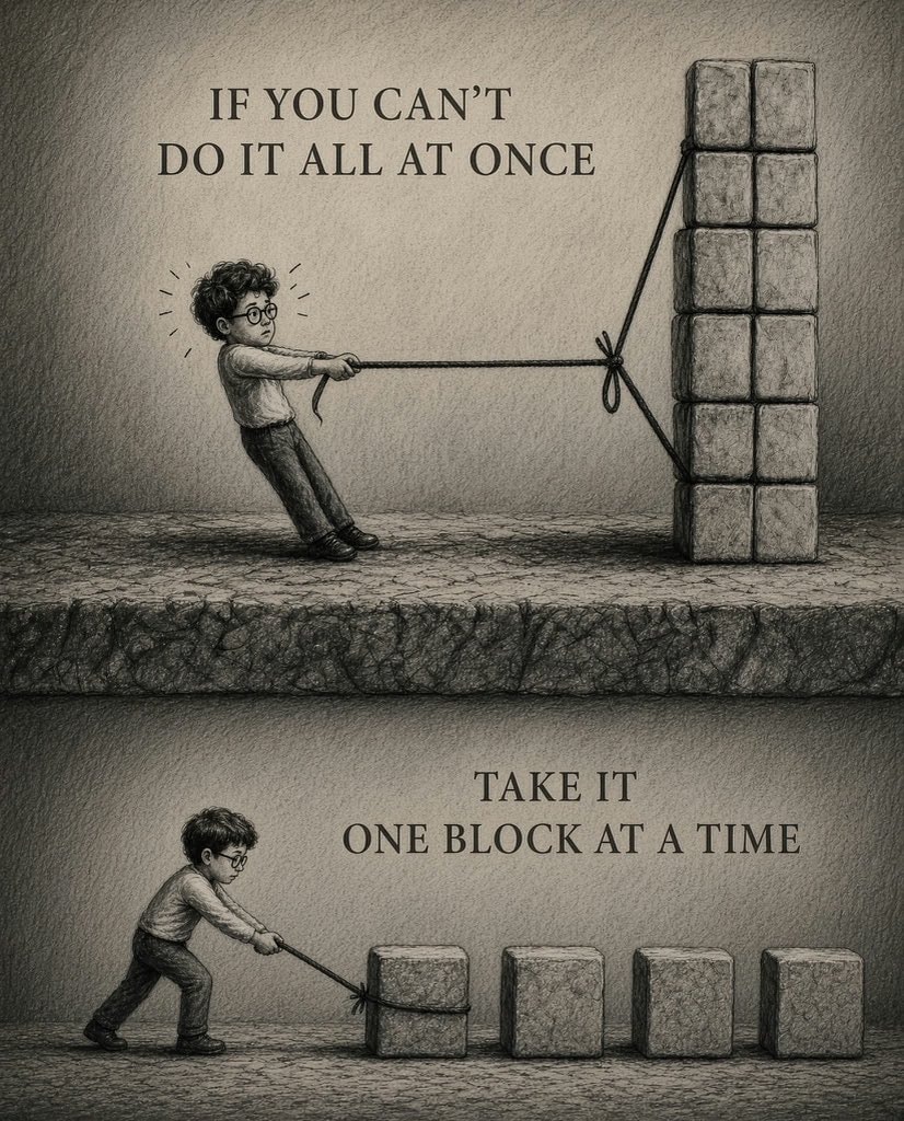 one block at a time