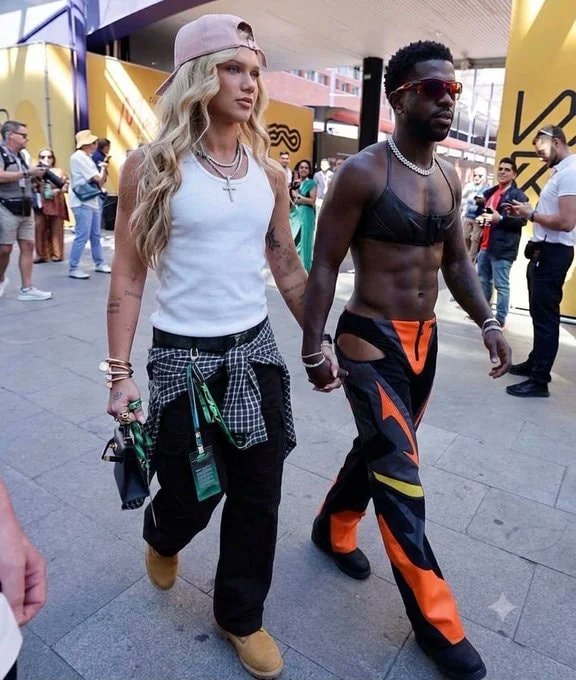 couple walking outdoors