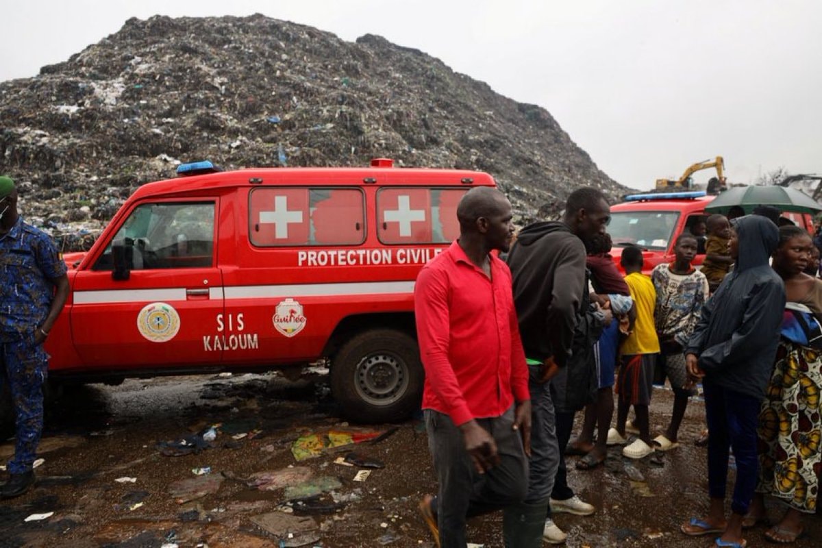 Guinea landfill collapse Conakry