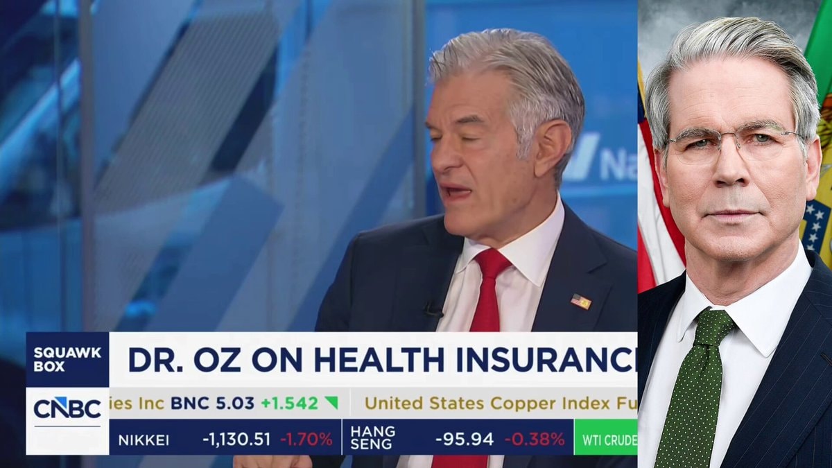 Dr. Oz and Scott Bessent fraud announcement