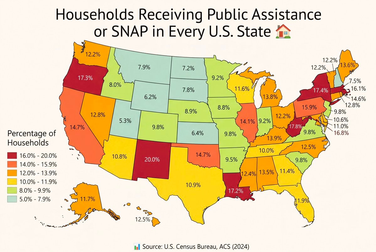 SNAP coverage by state