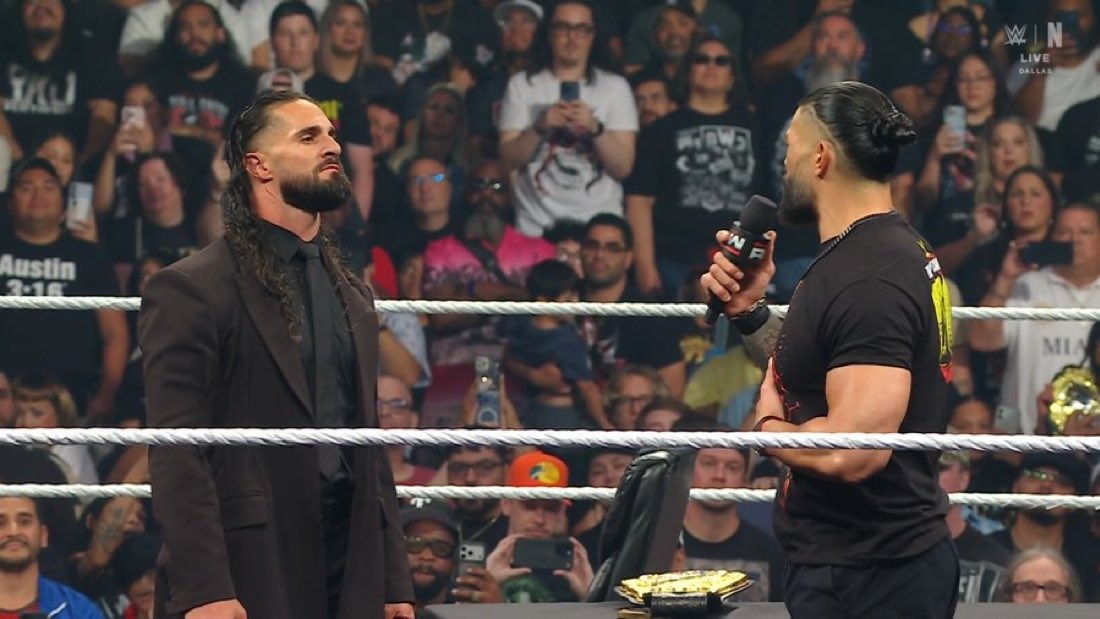 Roman Reigns Seth Rollins number two