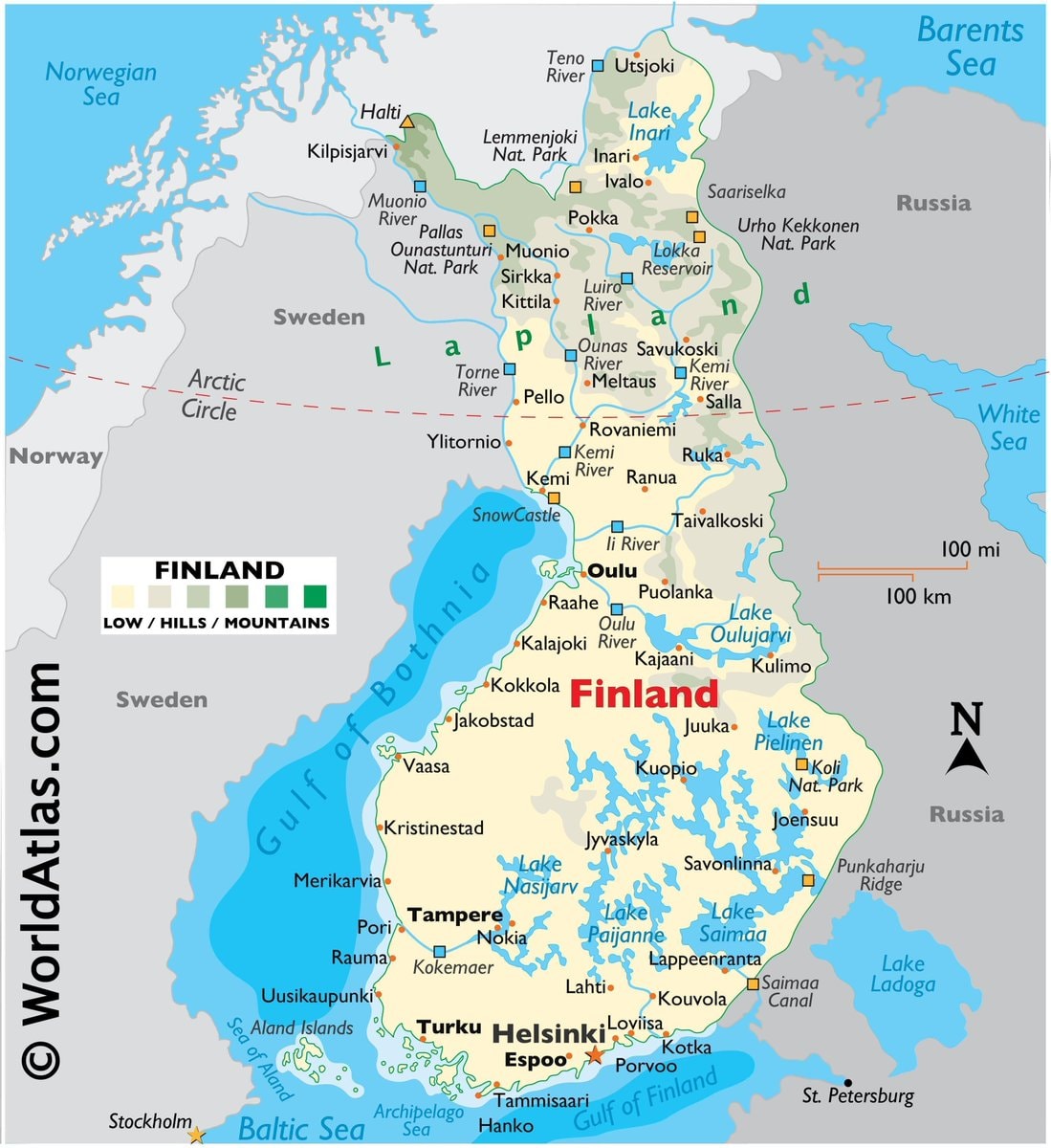 Finland Maps & Facts Finland Maps & Facts